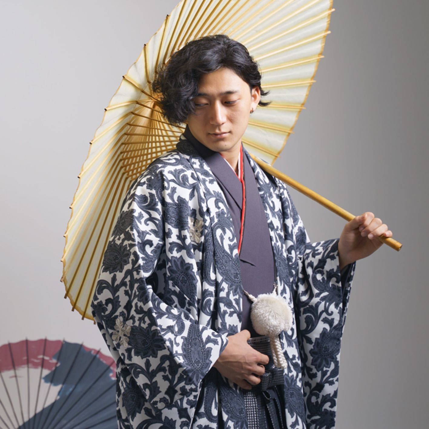 北見市　いわぶち　成人　紋付