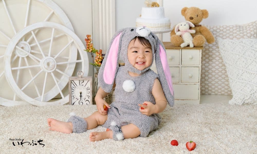 北見　いわぶち　百日　写真　赤ちゃん　ベビーフォト　