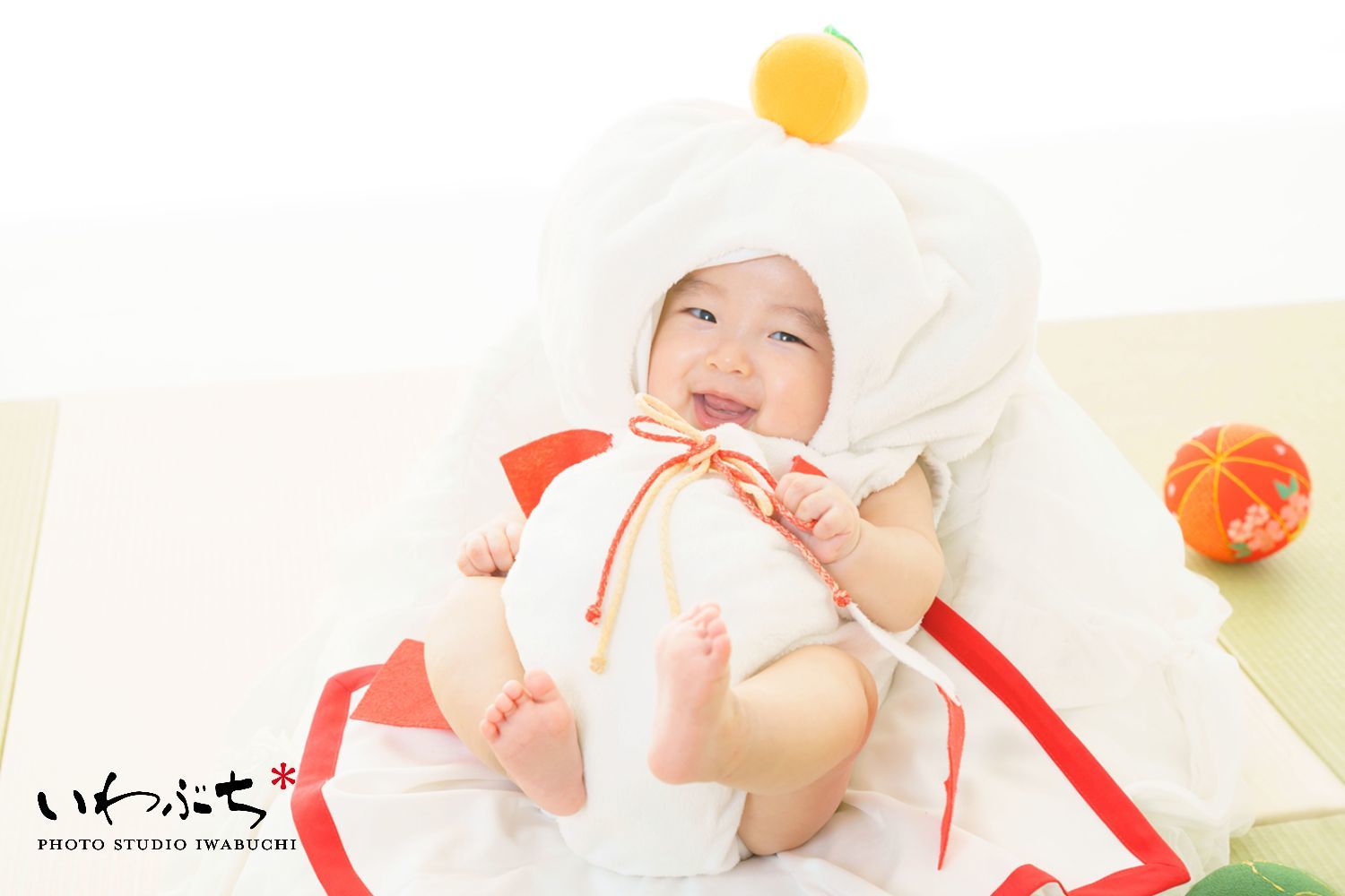 北見　いわぶち　ベビーフォト　百日　写真